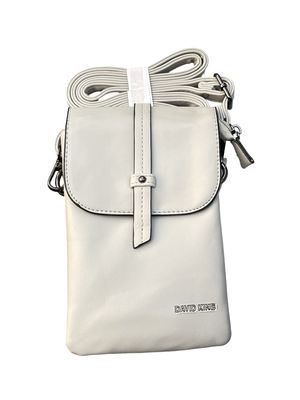 Classic Crossbody Phone Bag – Beige