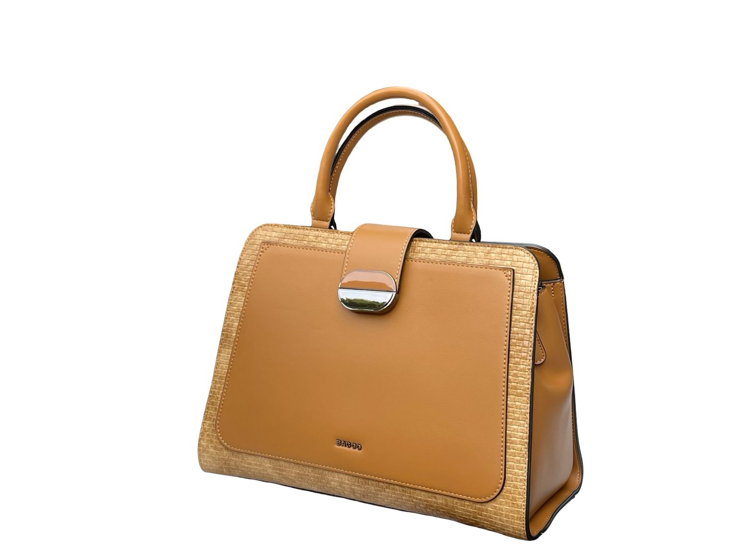 BAGCO - Elegant Structured Camel Handbag