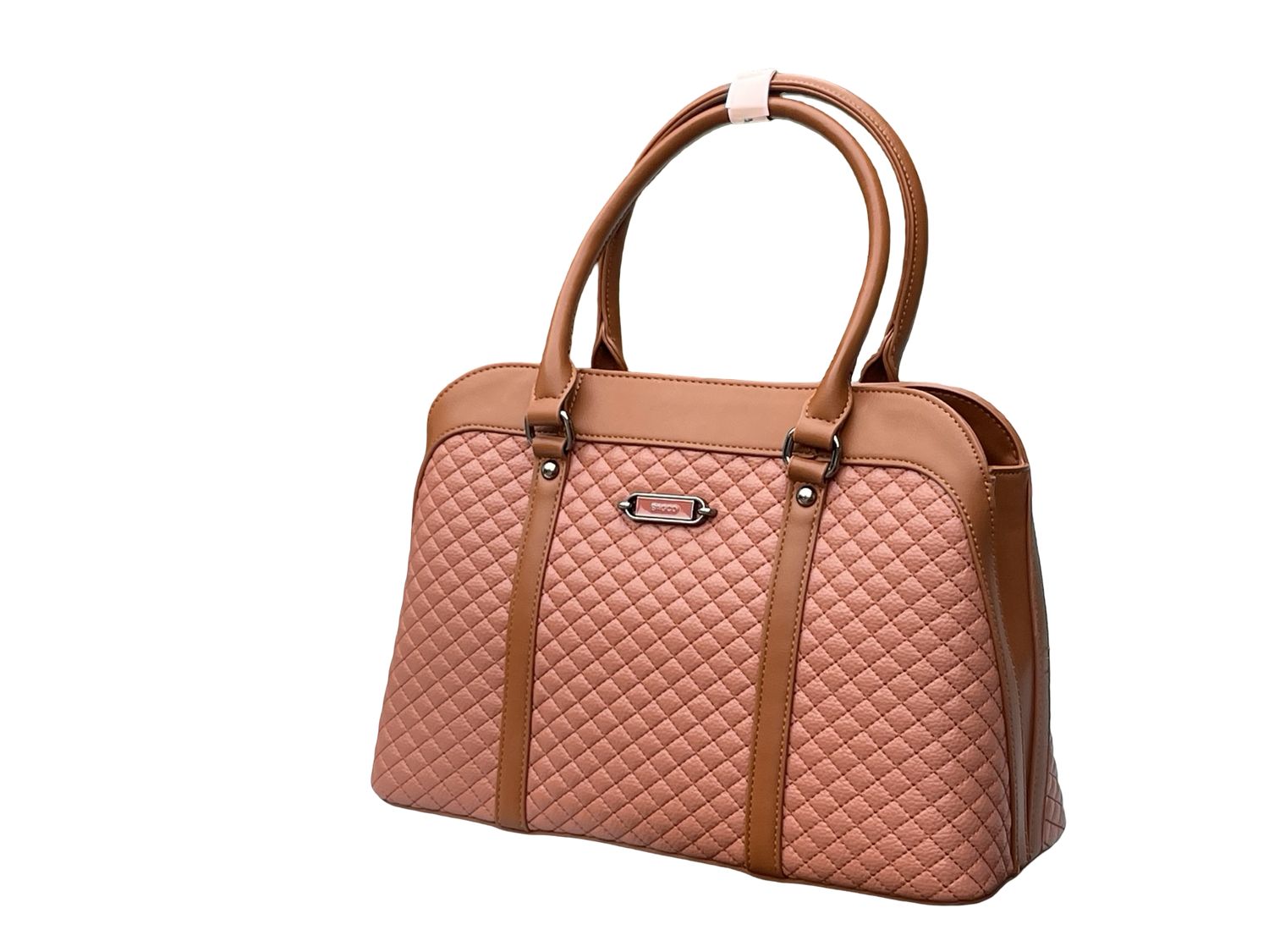 BAGCO Quilted Luxe Brown Handbag – Elegant &amp; Spacious