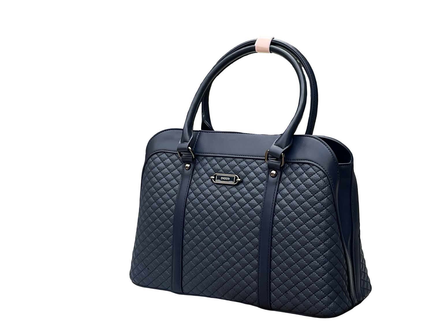 BAGCO Quilted Luxe Blue Handbag – Elegant &amp; Spacious