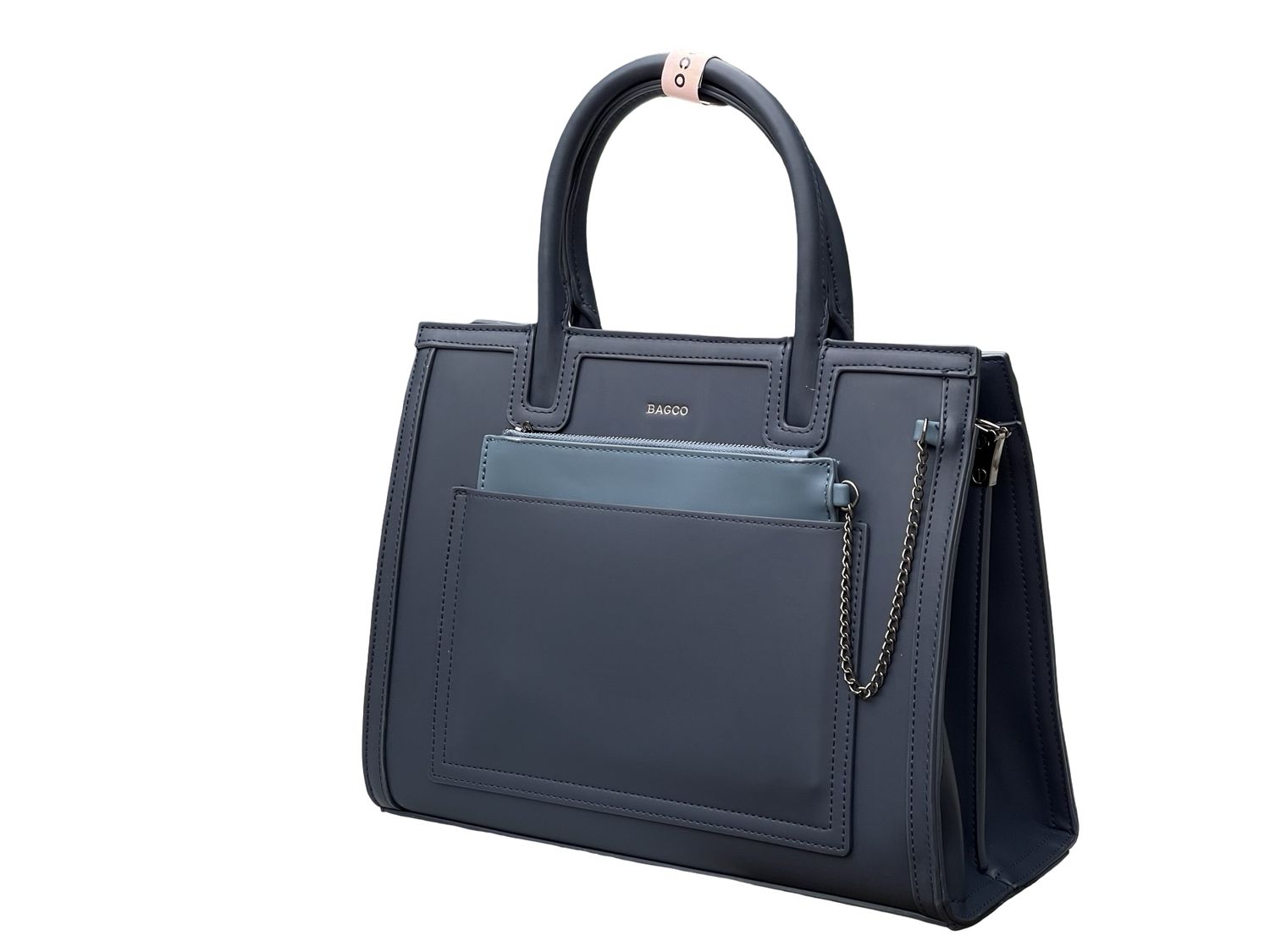 BAGCO Executive Navy Blue Tote – Modern , Sleek &amp; Ultra‑Functional