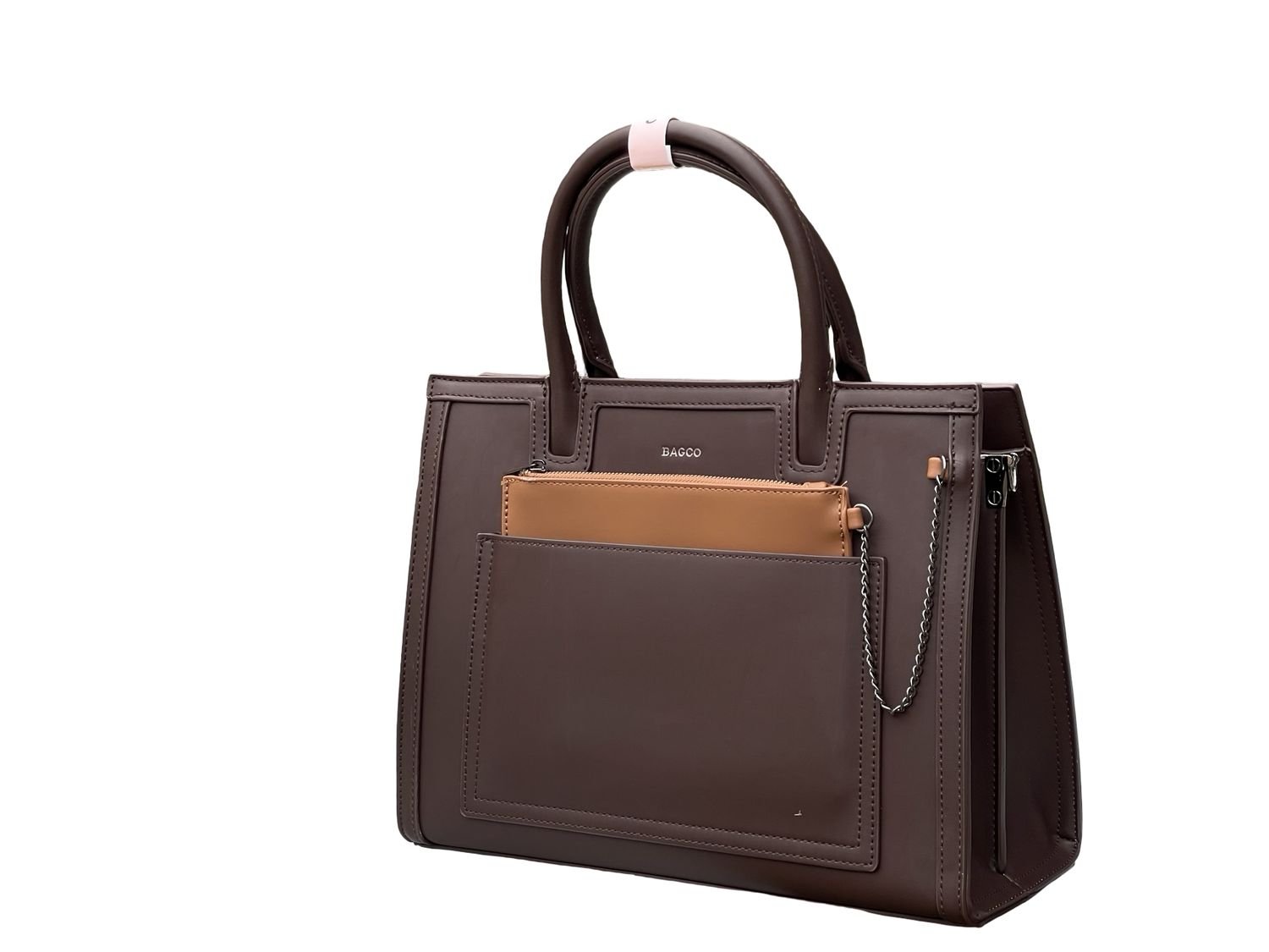 BAGCO Executive Deep Coffee Tote – Modern , Sleek &amp; Ultra‑Functional