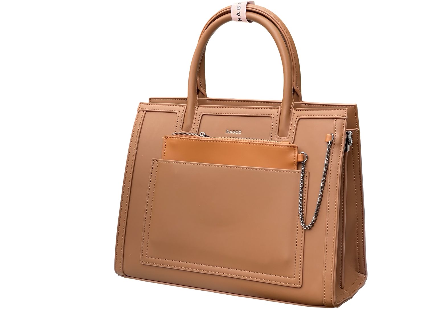 BAGCO Executive Brown Tote – Modern , Sleek &amp; Ultra‑Functional