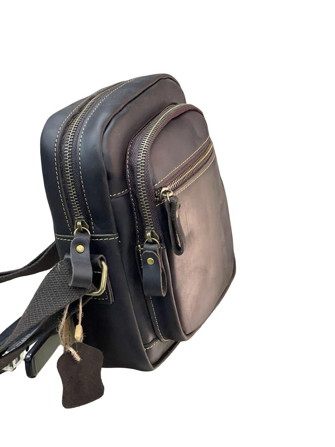 Premium Italian Leather Crossbody Bag