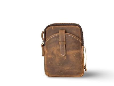 Leather Crossbody Utility Bag