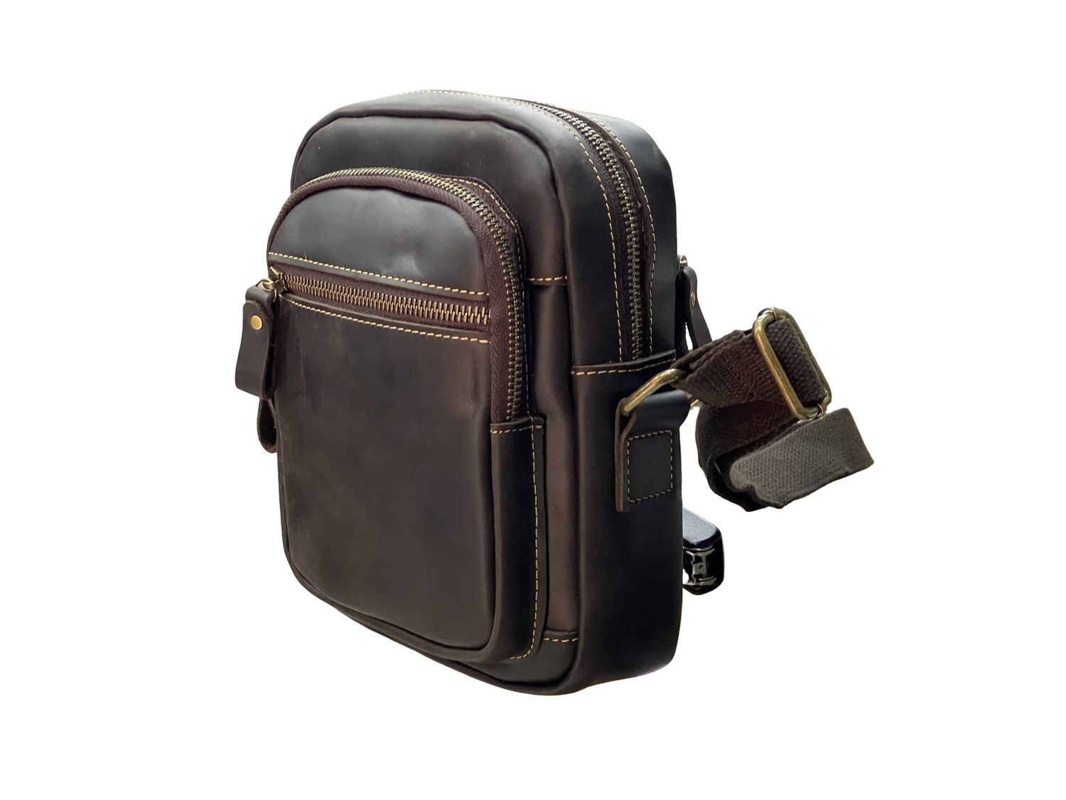 Premium Italian Leather Crossbody Bag