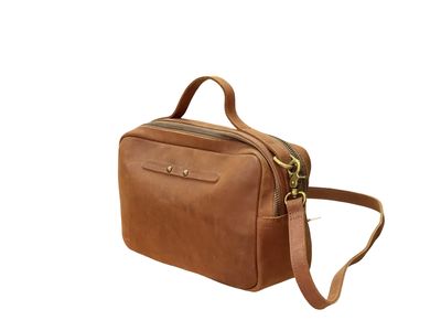Premium Italian Crossbody Leather Handbag