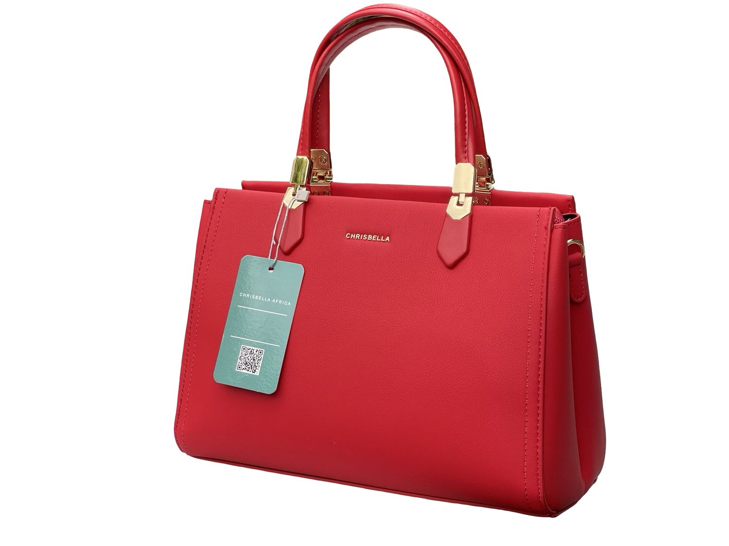Structured Executive Chrisbella Red Handbag