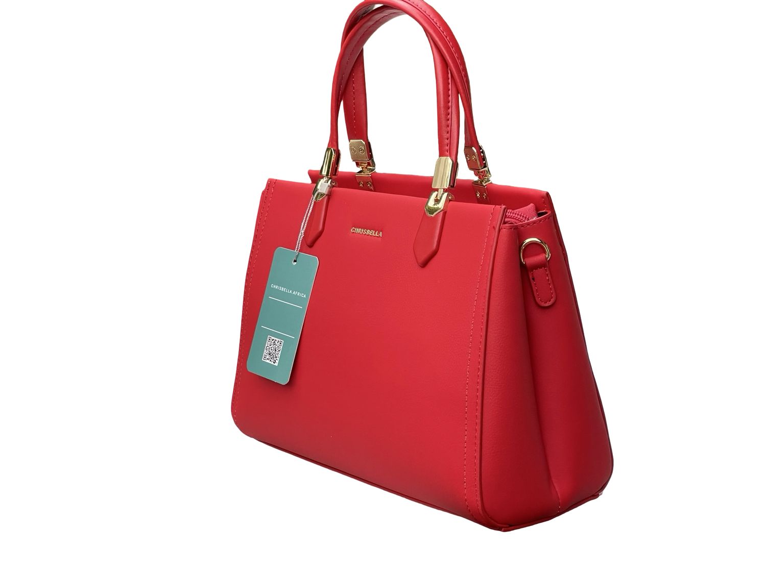 Structured Executive Chrisbella Blue Handbag