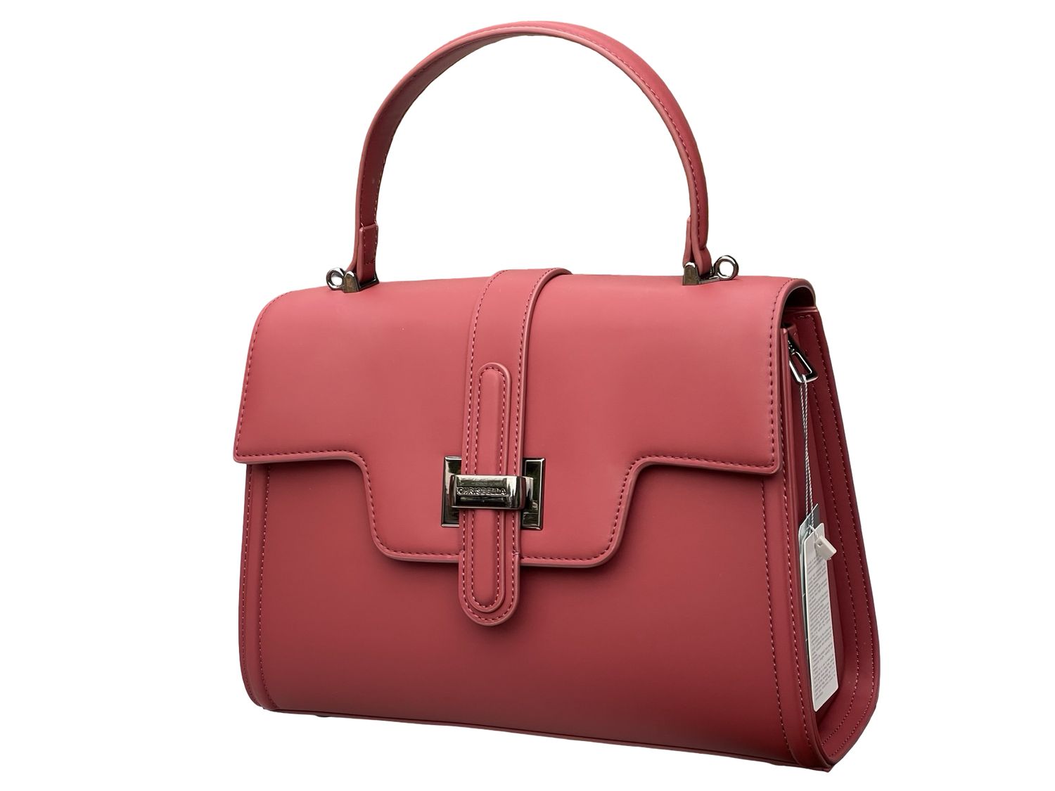 Structured Executive Chrisbella Red Handbag