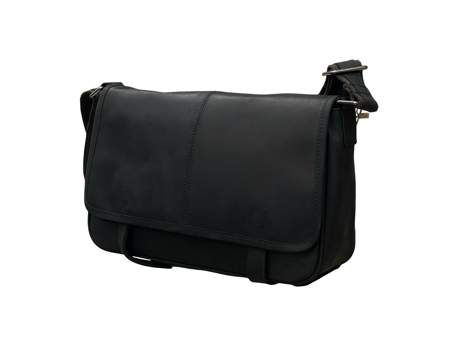Classic Italian Leather Messenger Bag