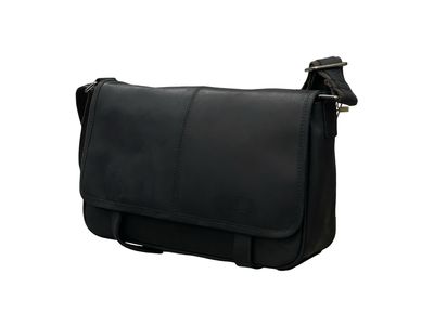 Classic Italian Leather Messenger Bag