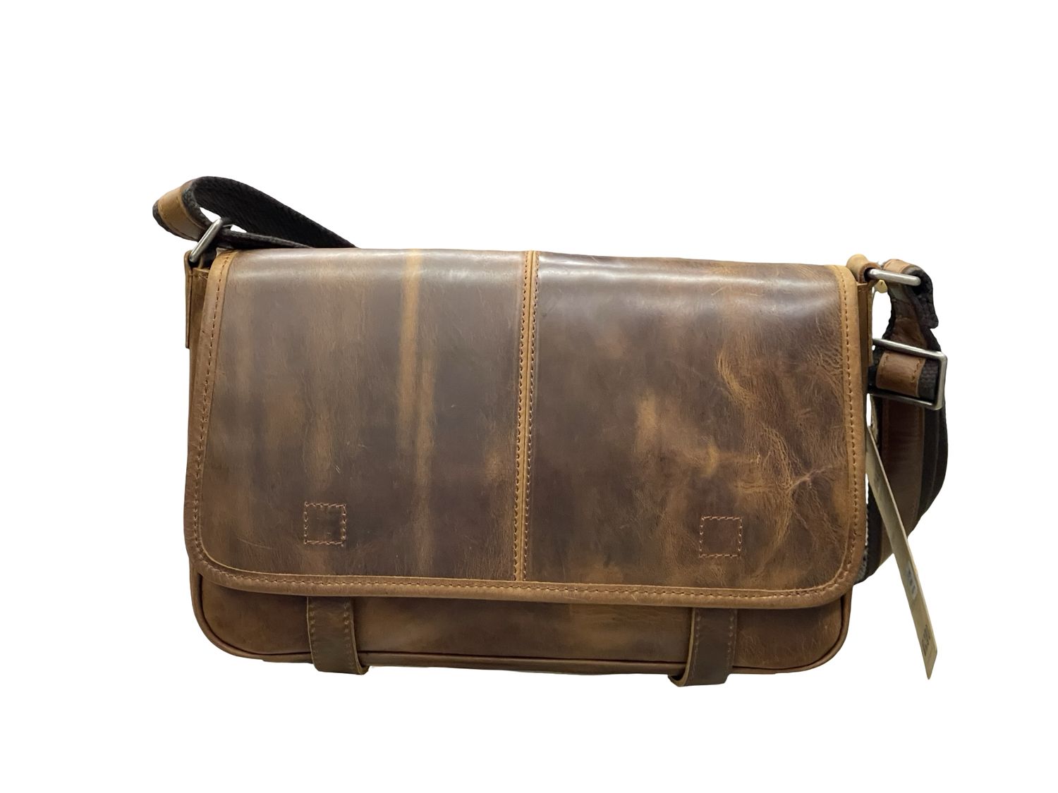 Classic Italian Leather Messenger Bag