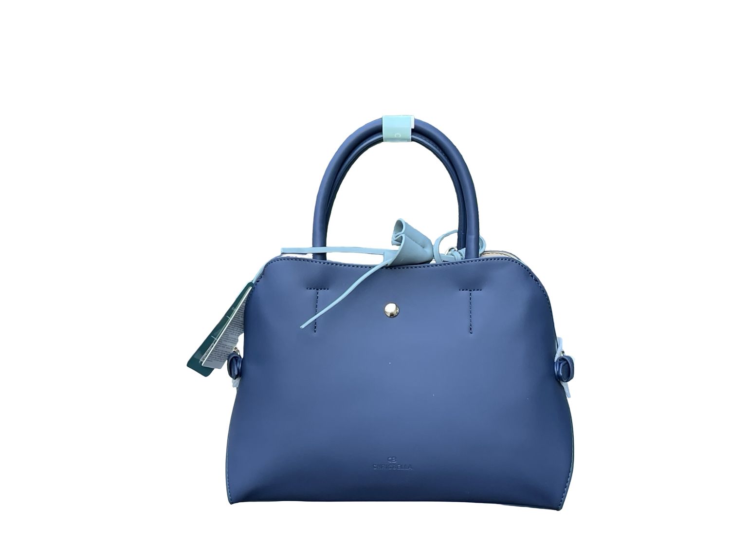 Structured Top‑Handle Chrisbella Handbag – Black