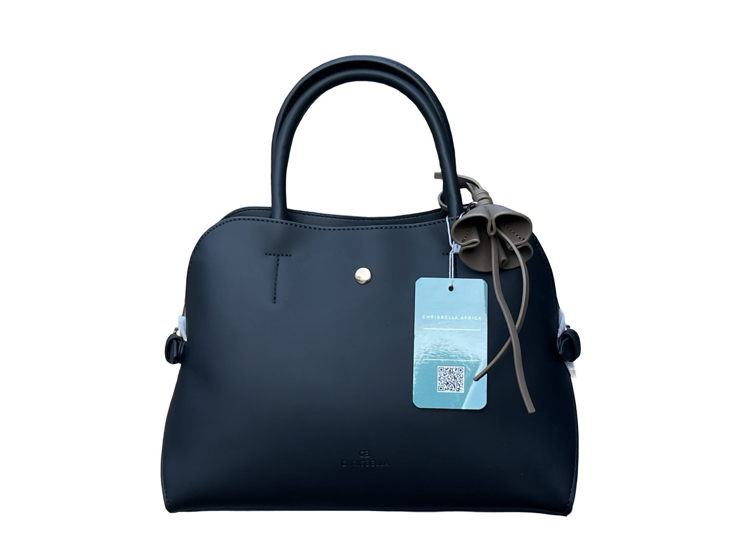 Structured Top‑Handle Chrisbella Handbag – Maroon