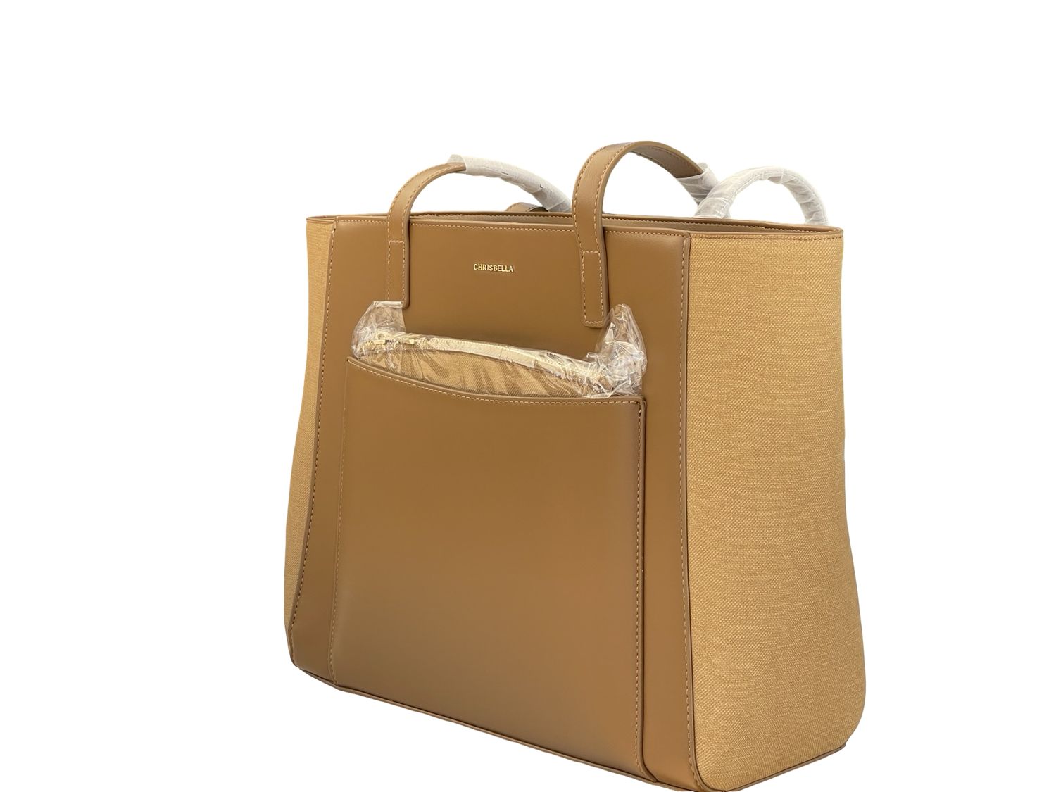 Structured Tote Chrisbella Bag – Tan