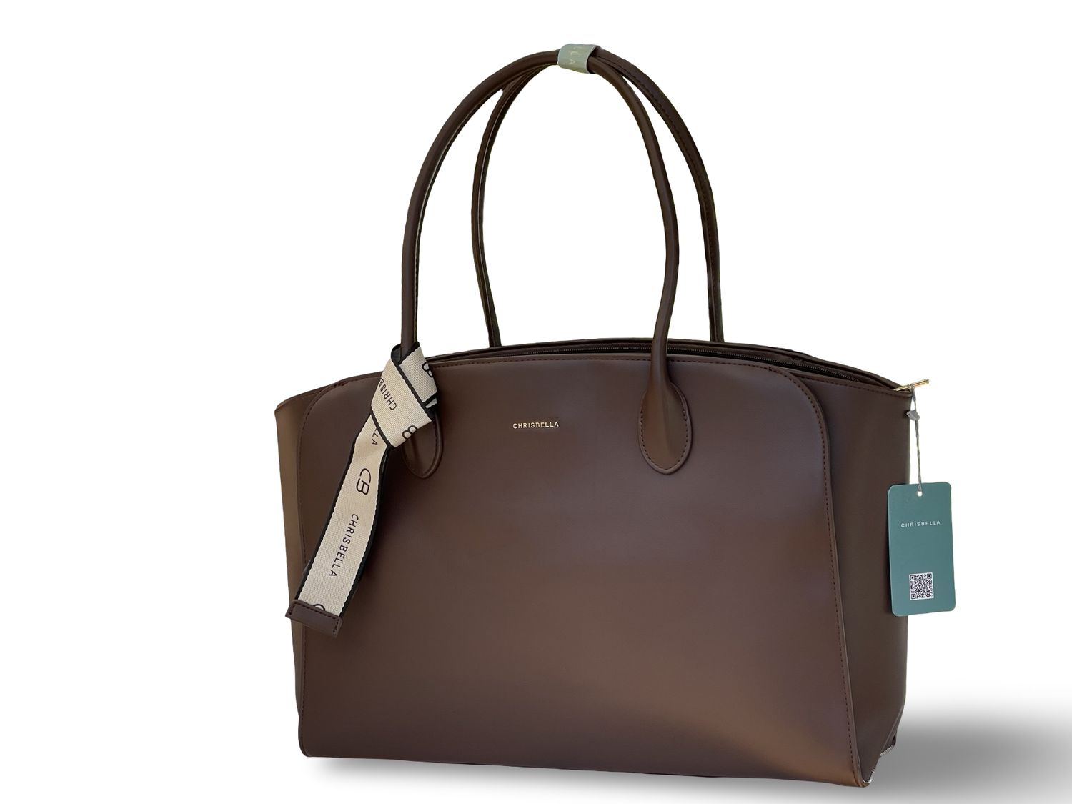 Chrisbella Ultra‑Capacity Executive HUGE Deep Coffee Tote Bag