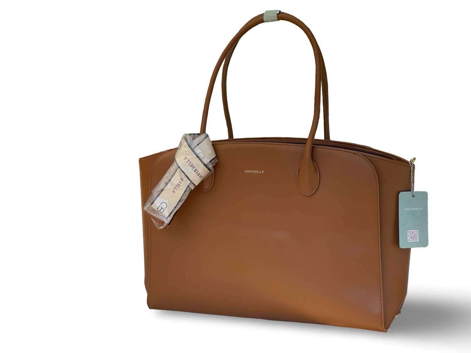 Chrisbella Ultra‑Capacity Executive HUGE Brown Tote Bag