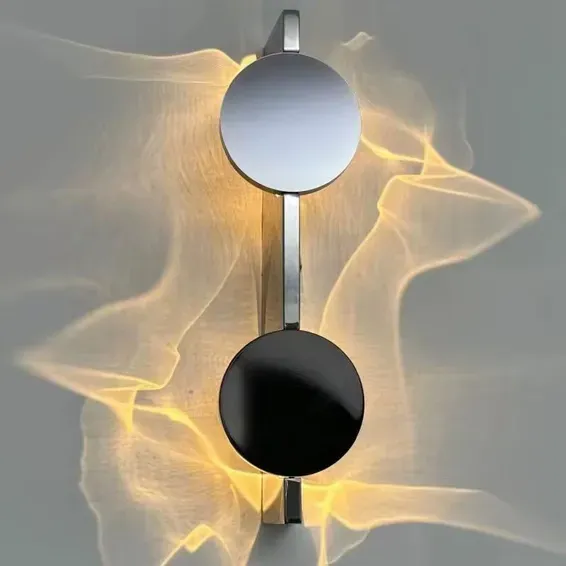 Celestial Echo Dual-Disc Wall Sconce