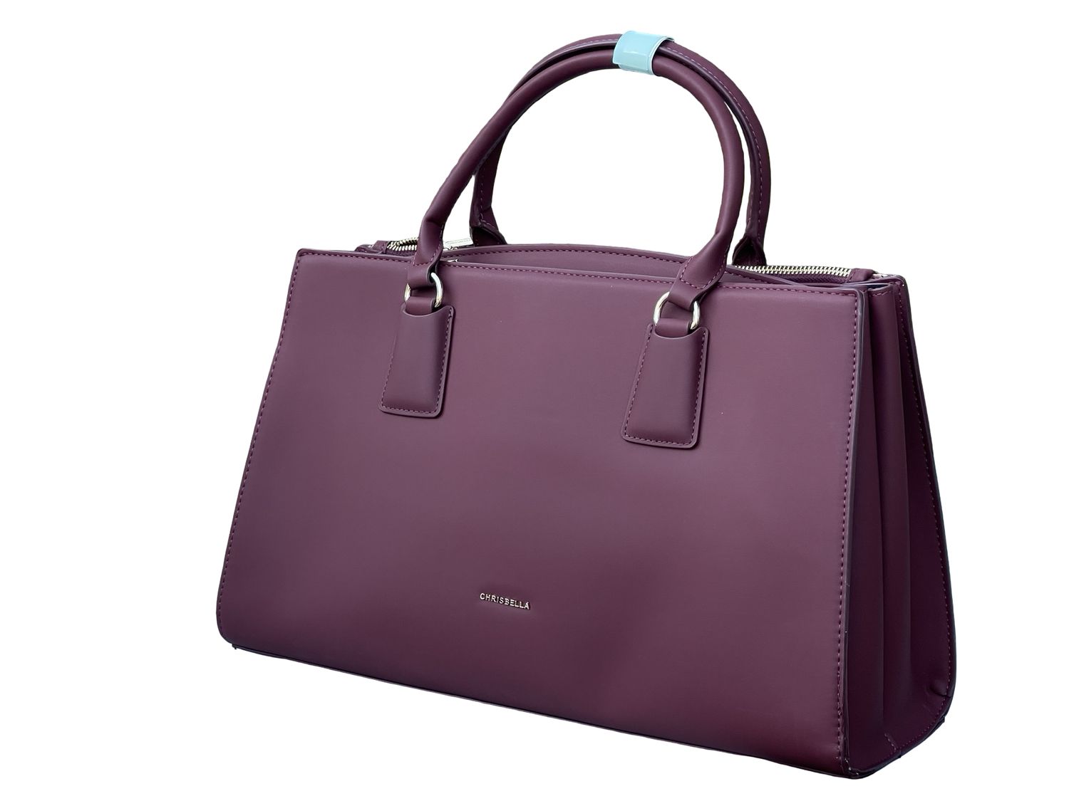 CHRISBELLA Executive Burgundy Laptop Bag