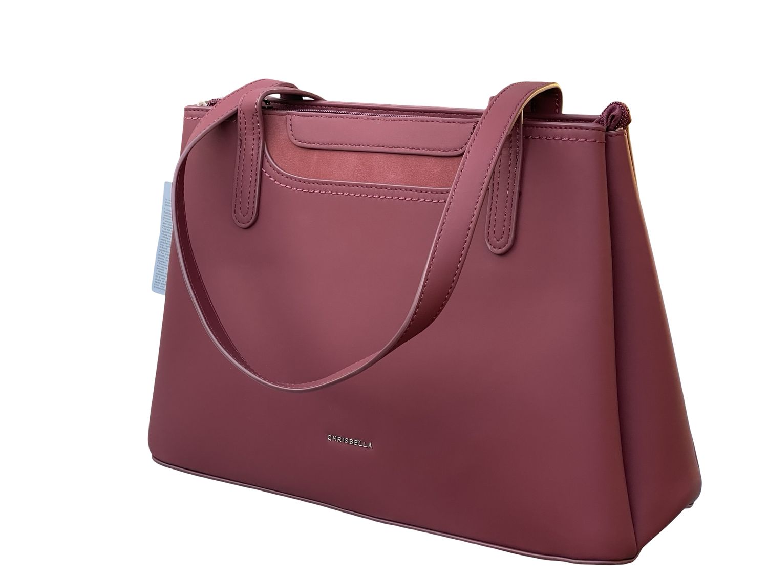 CHRISBELLA Structured Everyday Tote – Rosewood
