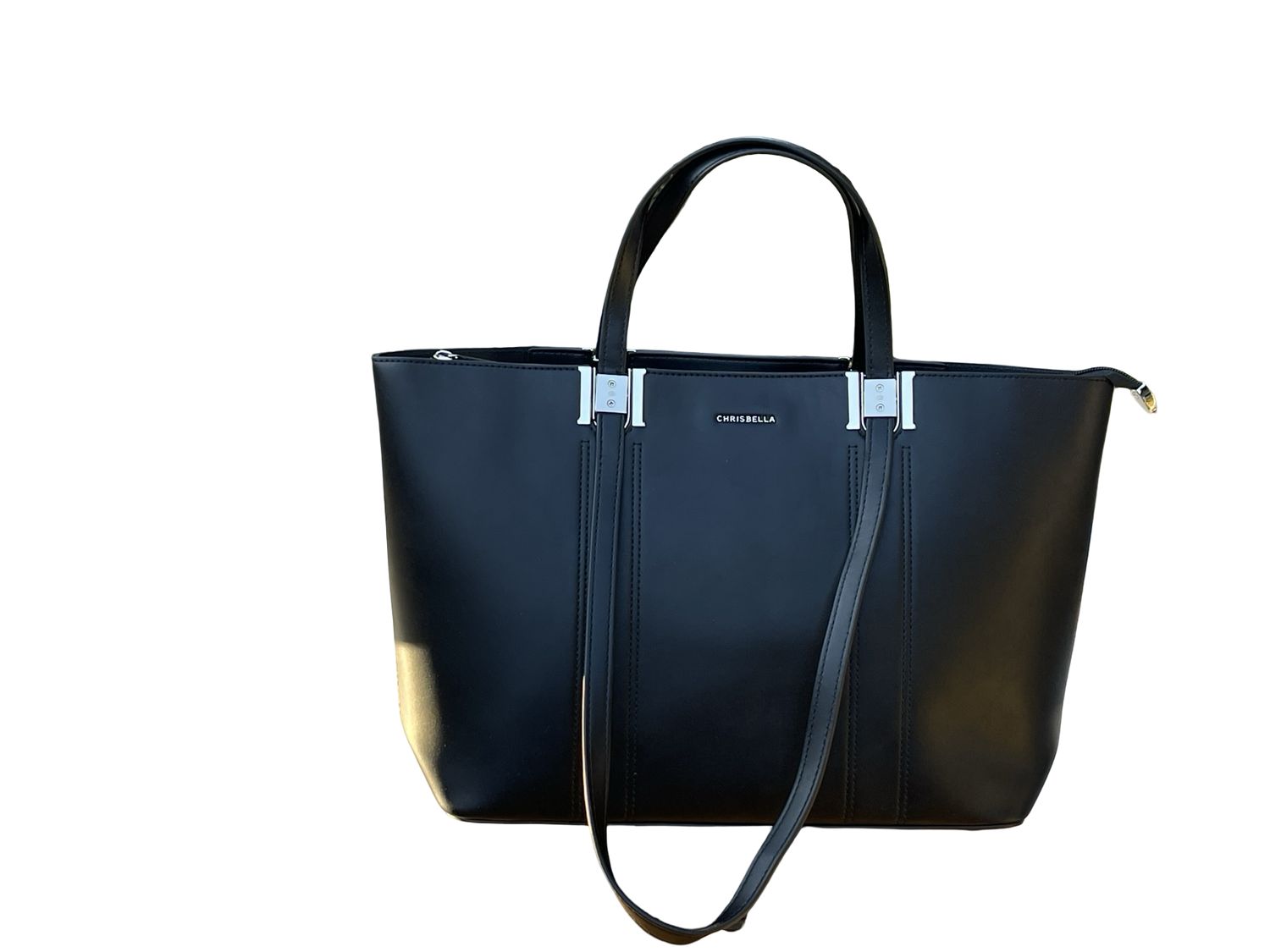 CHRISBELLA Executive Maxi Tote – Black