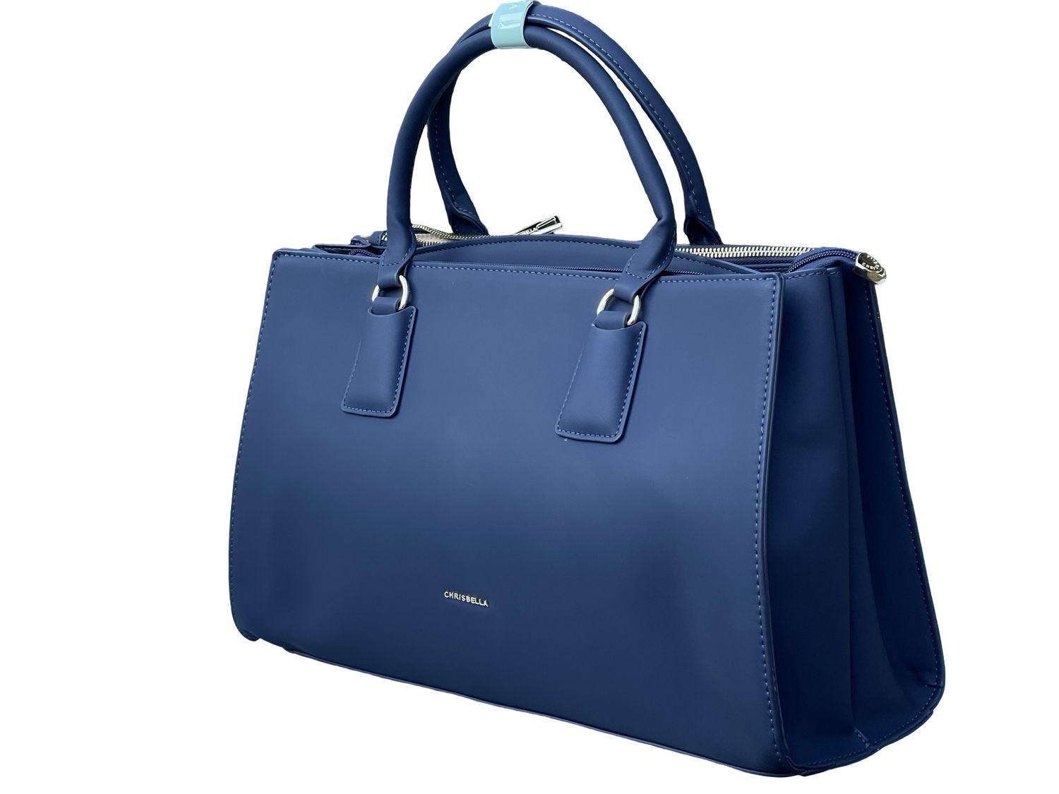CHRISBELLA Executive Blue Laptop Bag