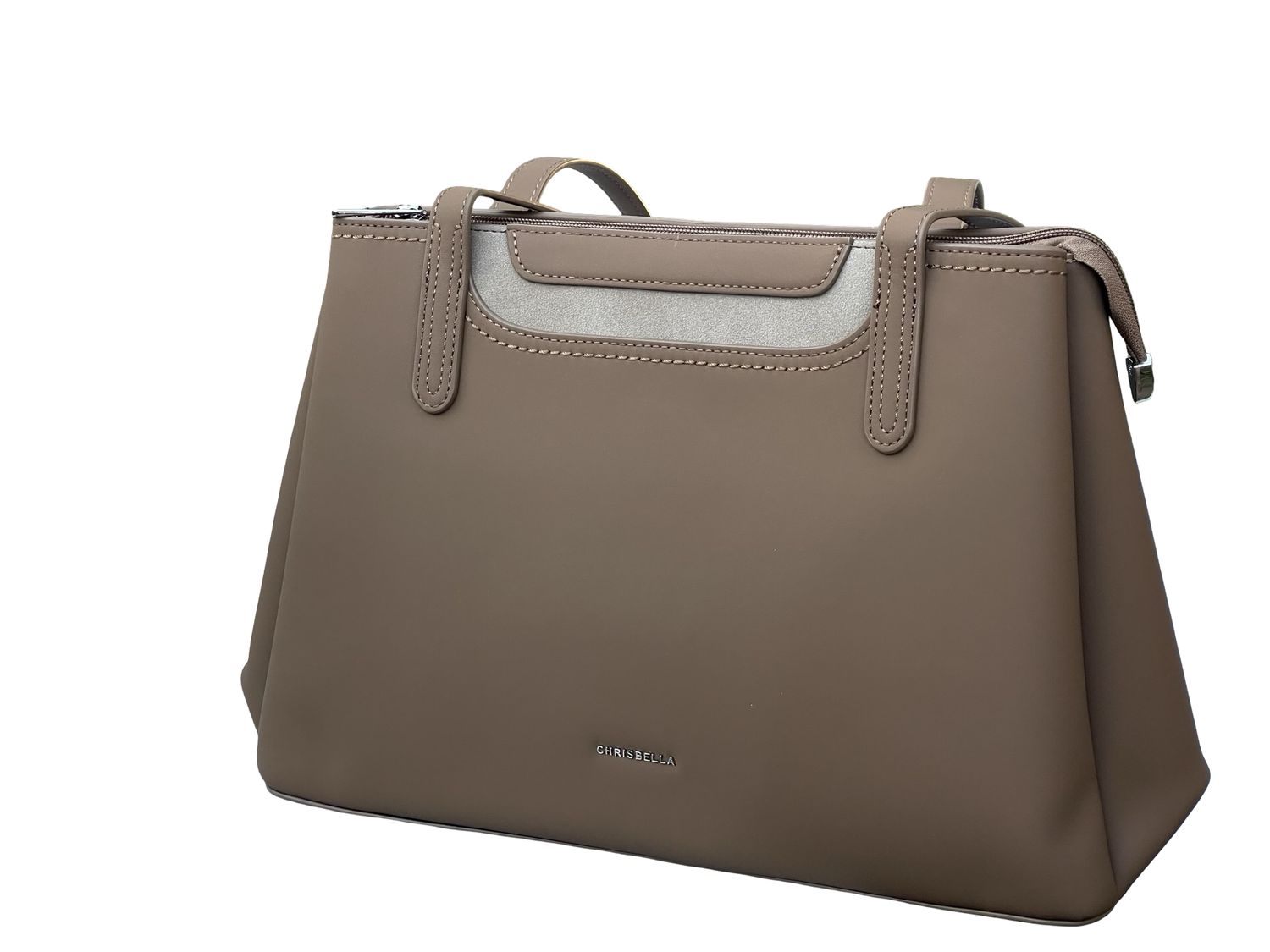 CHRISBELLA Structured Everyday Tote –  Brown