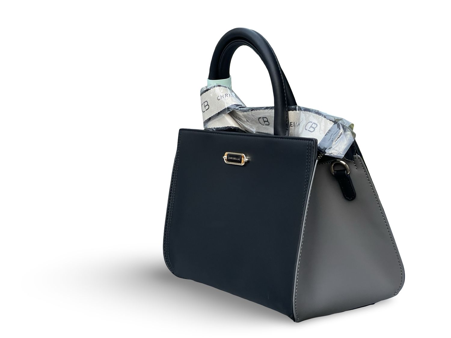 CHRISBELLA Signature Luxe Black Handbag