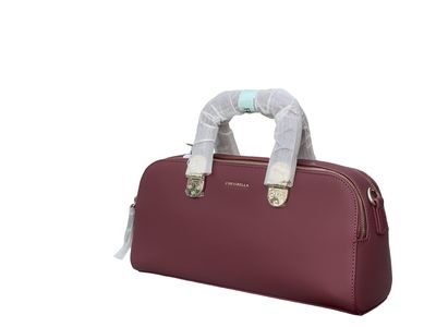CHRISBELLA Luxe Gift-Ready Top Handle Bag – Burgundy