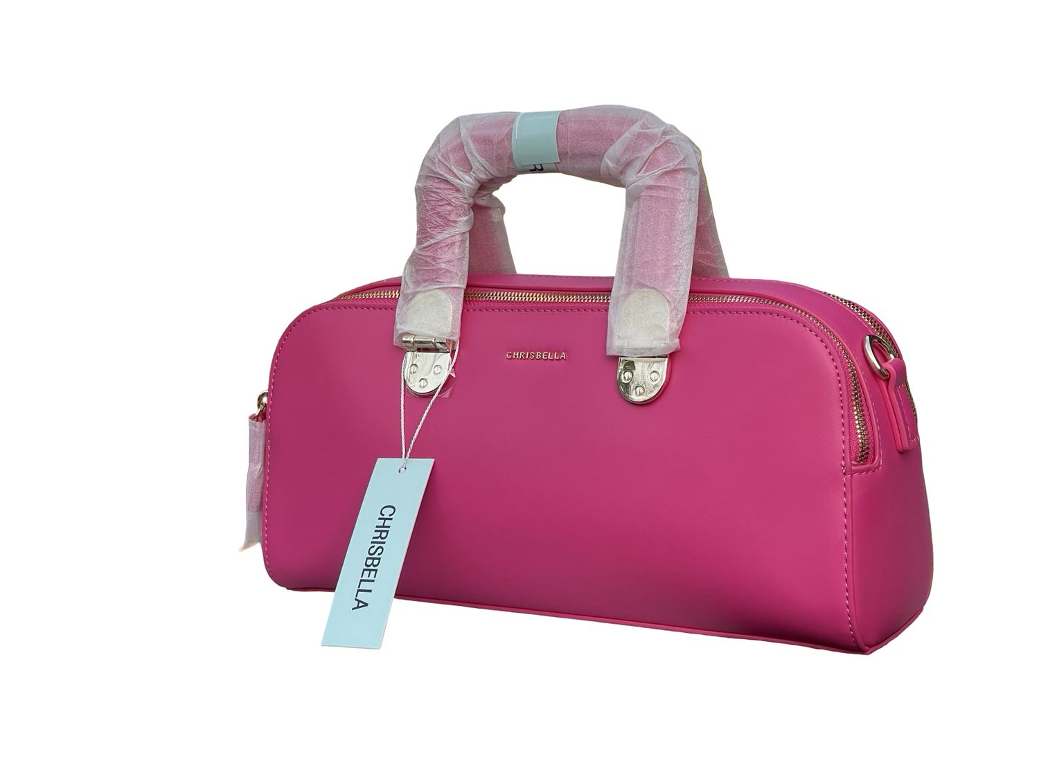 CHRISBELLA Luxe Gift-Ready Top Handle Bag – Queen Pink