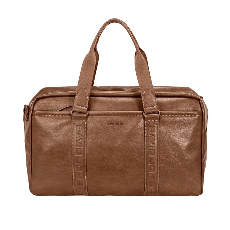 David Jones Brown Duffel Handbag DJ135A