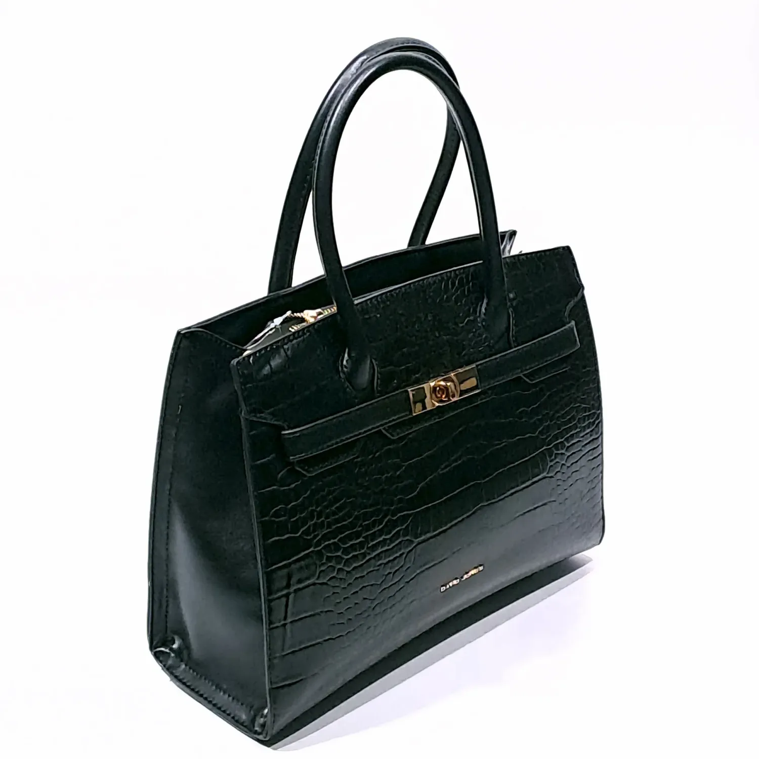 David Jones Black Birkin Handbag DJ218A