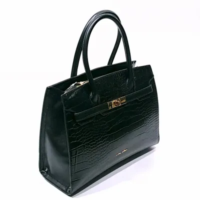 David Jones Black Birkin Handbag DJ218A