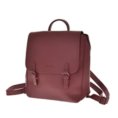 David Jones Burgundy Backpack DJ212A