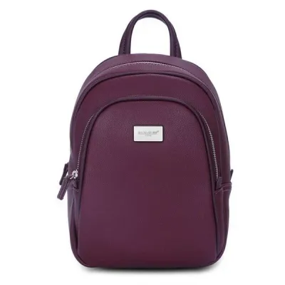 David Jones Burgundy Backpack DJ211A