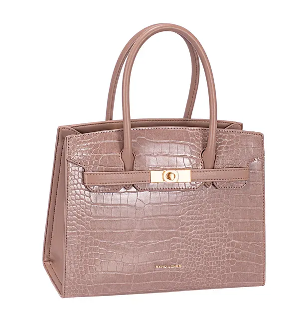 David Jones Queen Pink Birkin Handbag DJ217A