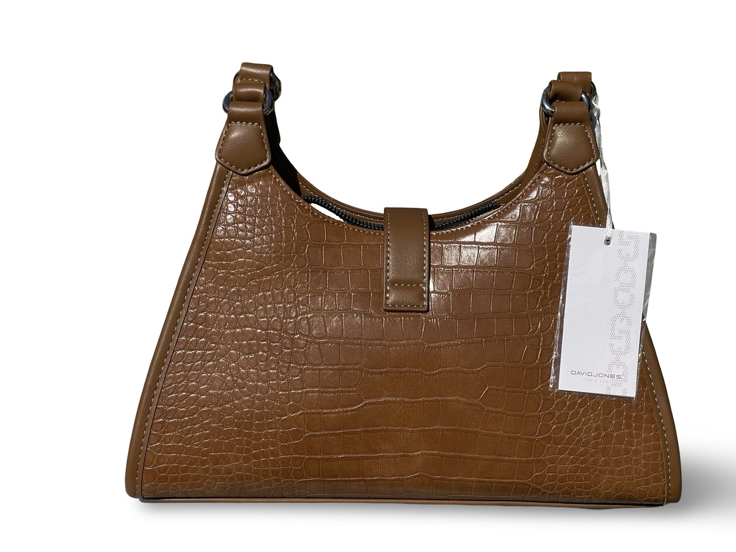 David Jones Croc Blue Handbag DJ261A