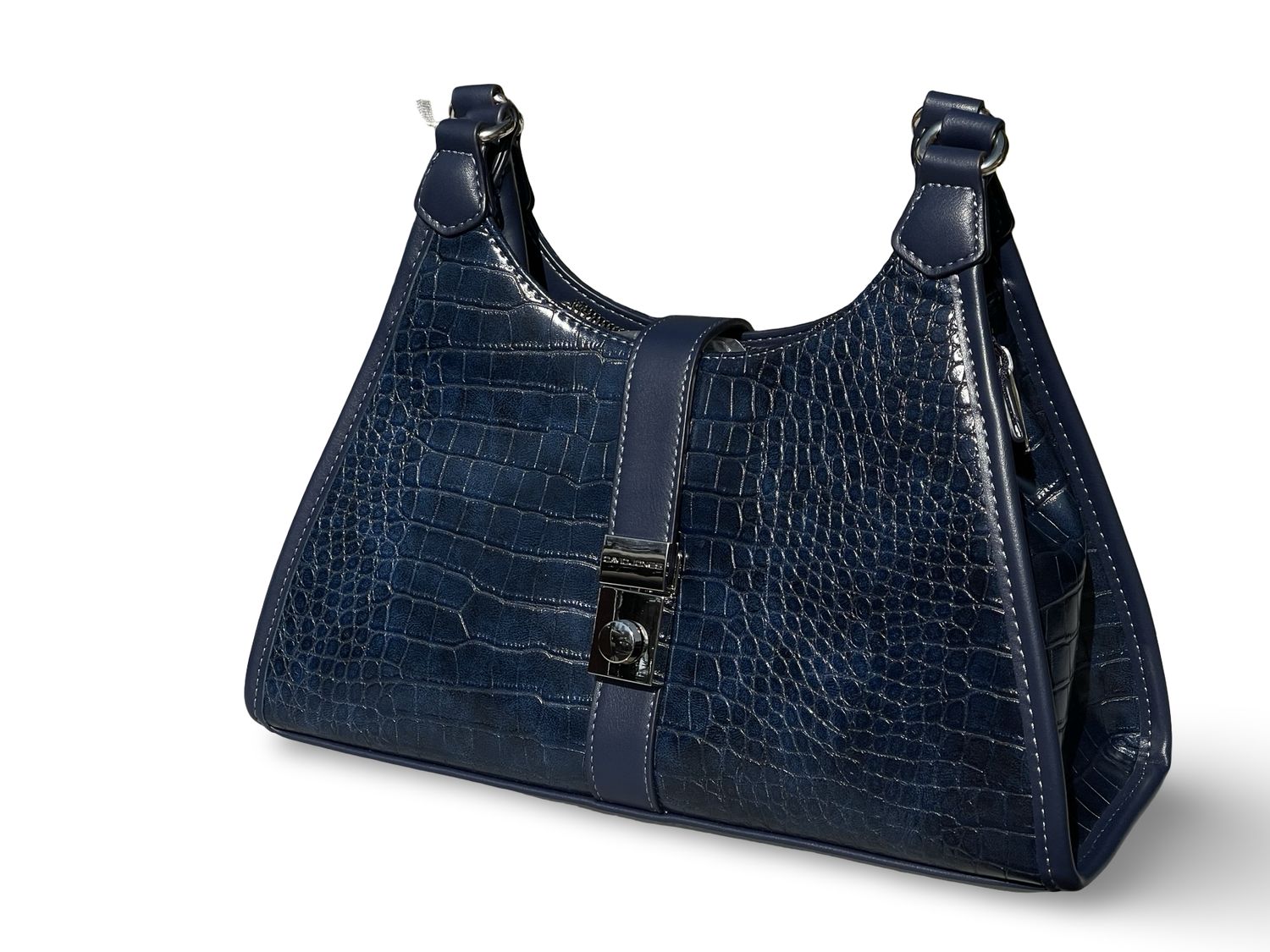David Jones Croc Blue Handbag DJ261A