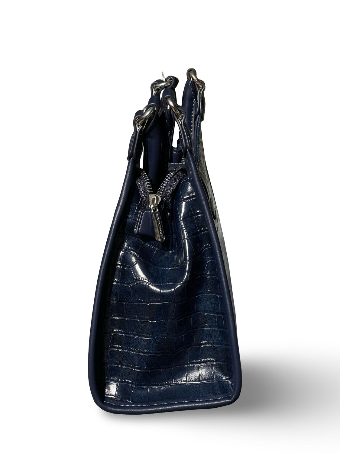 David Jones Croc Blue Handbag DJ261A
