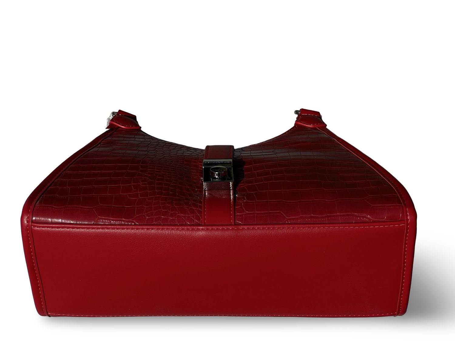 David Jones Croc Red Handbag DJ262A
