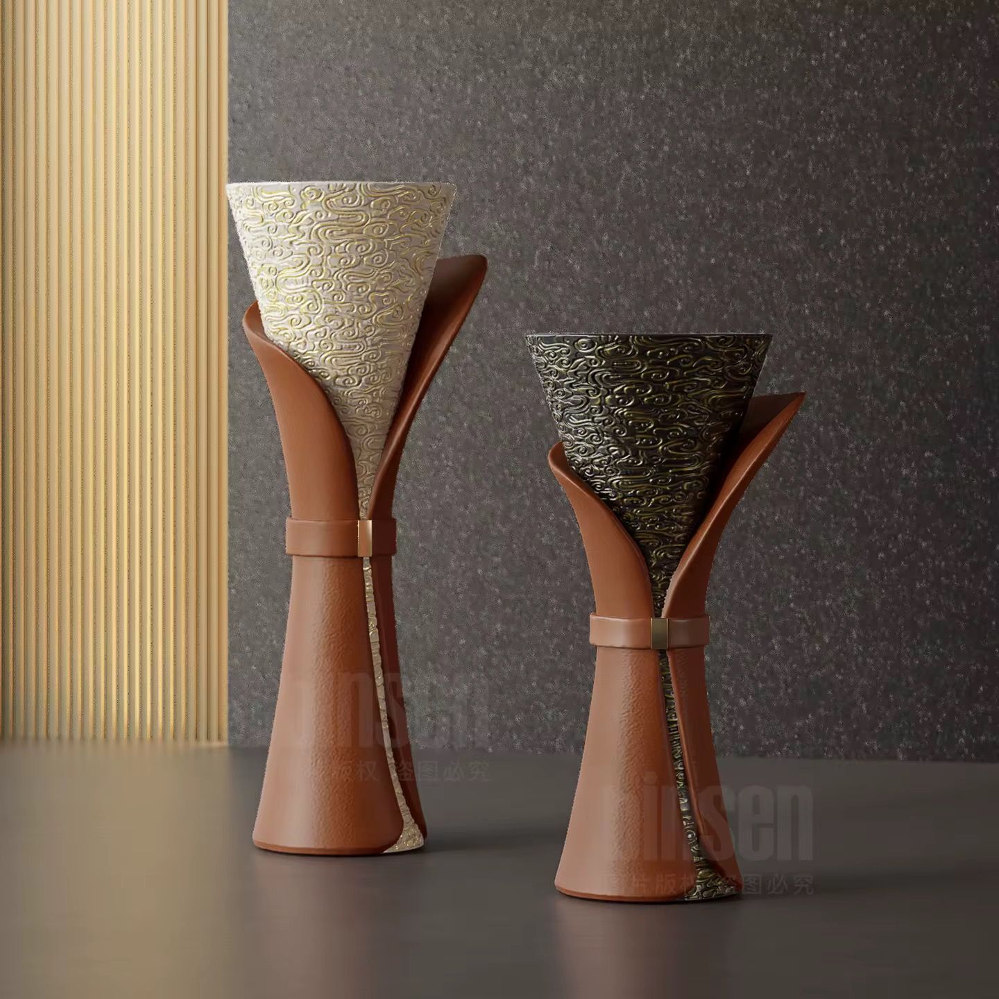 Lotus Bloom Decorative Vase