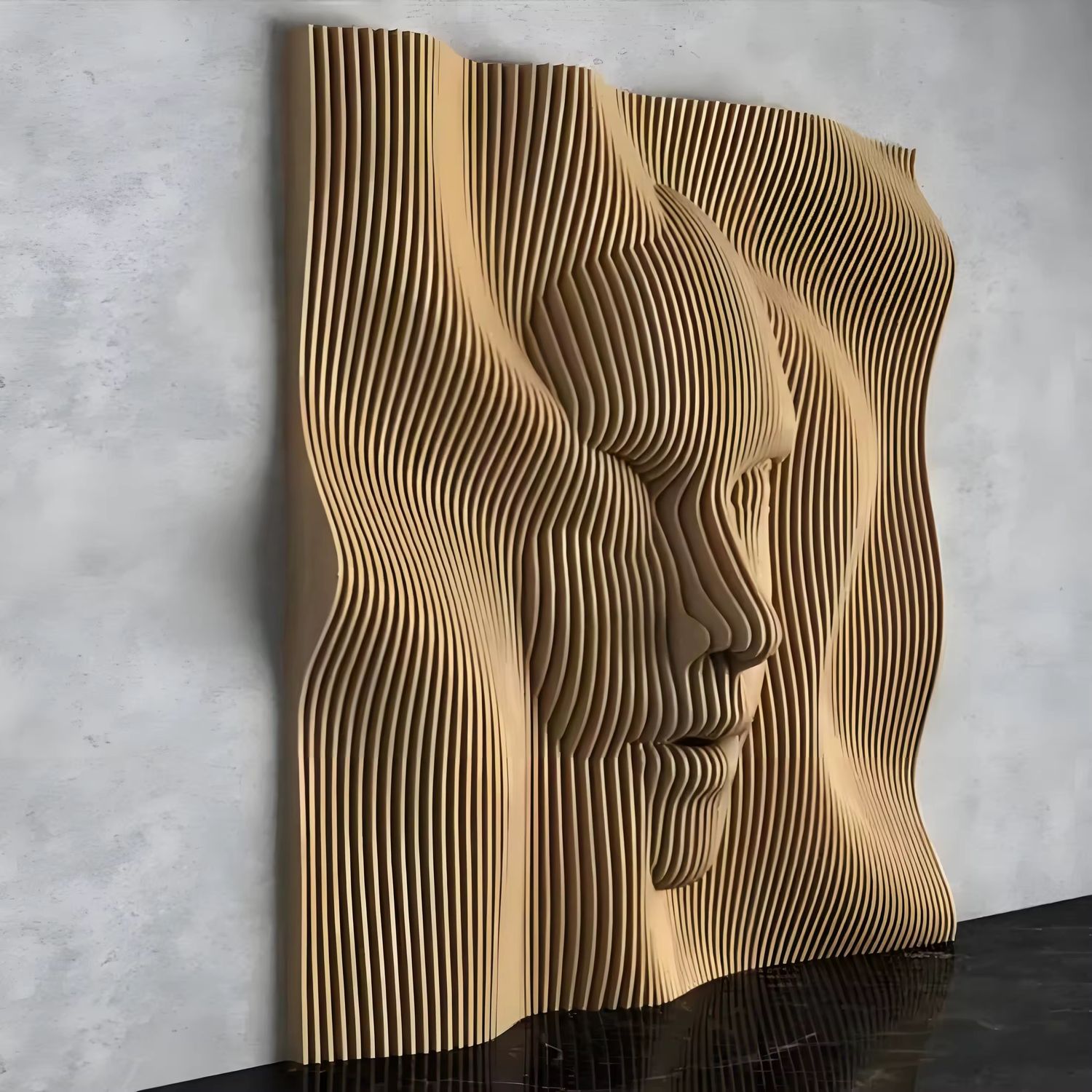3D Face Acoustic Wall Art