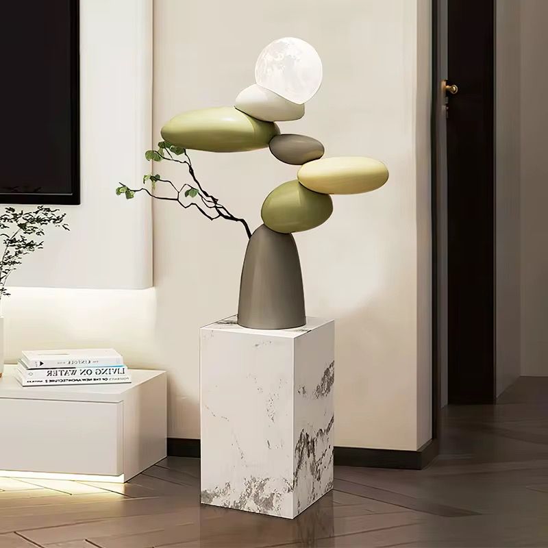 Nordic Pebble Balance Side Table