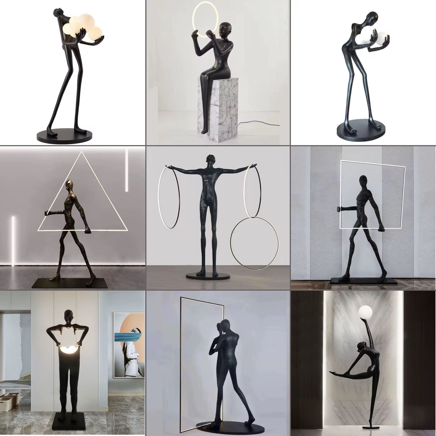 Ethereal Orb Floor Lamp