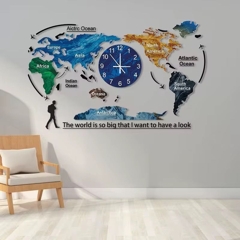 Global Journey 3D Wall Clock