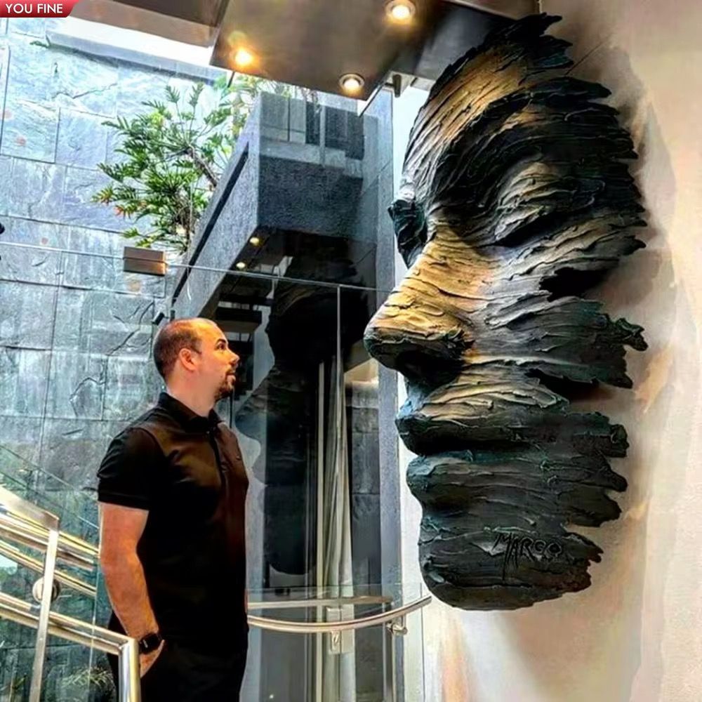 Ethereal Face Wall Sculpture