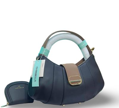 The Chrisbella Structured Black Hobo