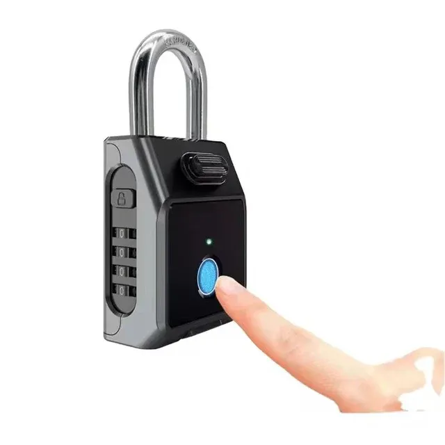 Smart Biometric Key Lock Box- Black