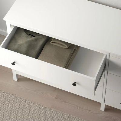 KOPPANG Chest of 6 drawers, White, 172x83cm